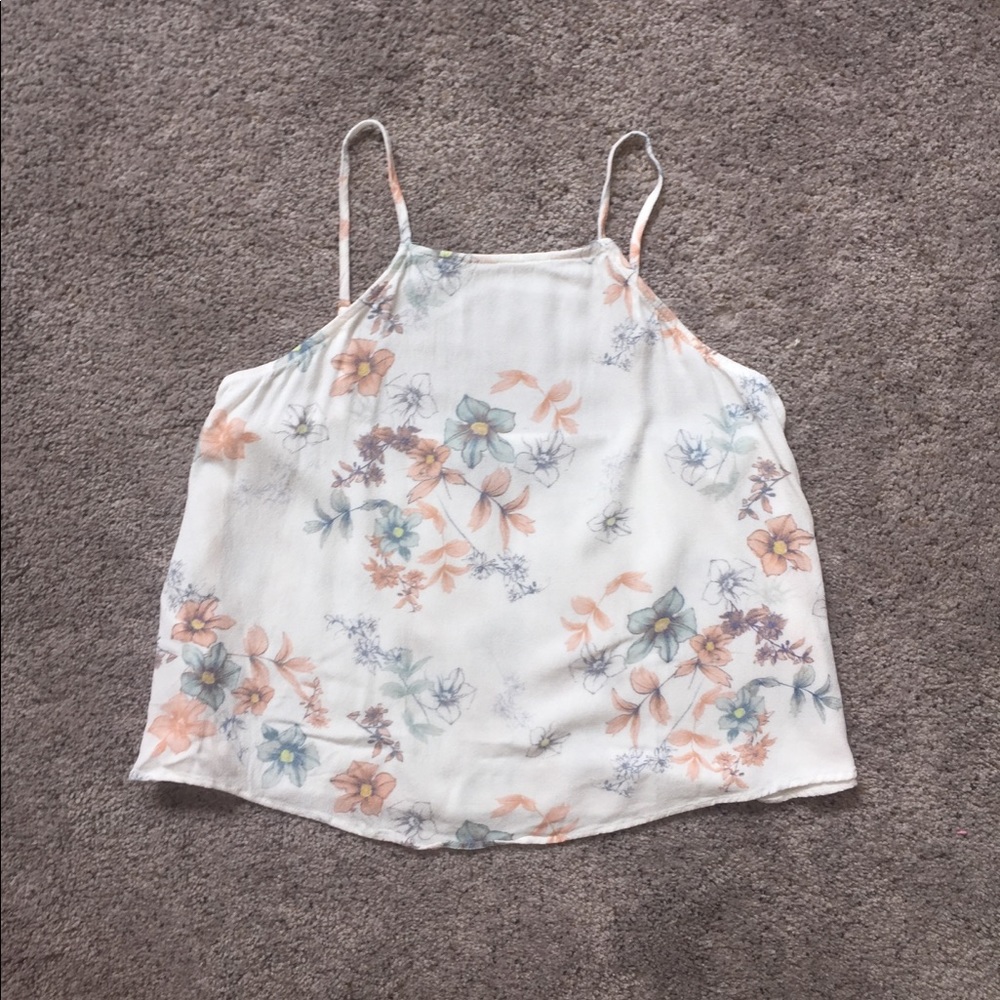 Kendall & Kylie Floral Crop Top